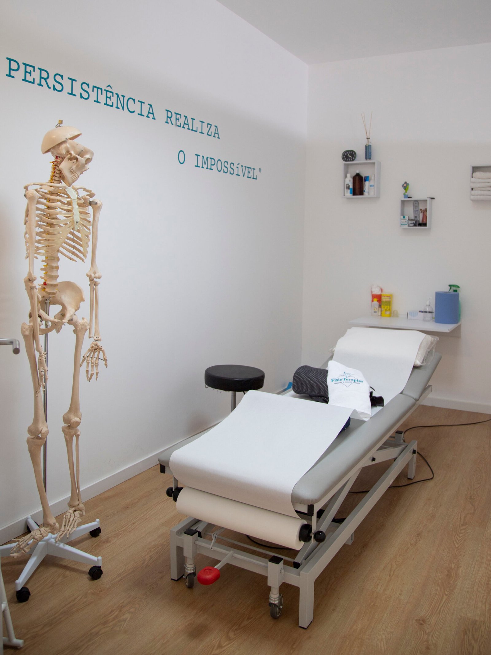 Sala de tratamento na Clinica Fisioterapias